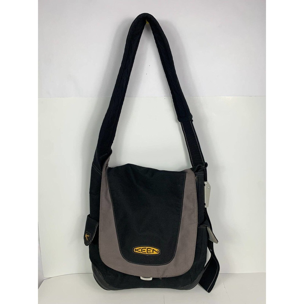 Keen HybridLife Transport Messenger Crossbody Rubber Base Bag Black Grey